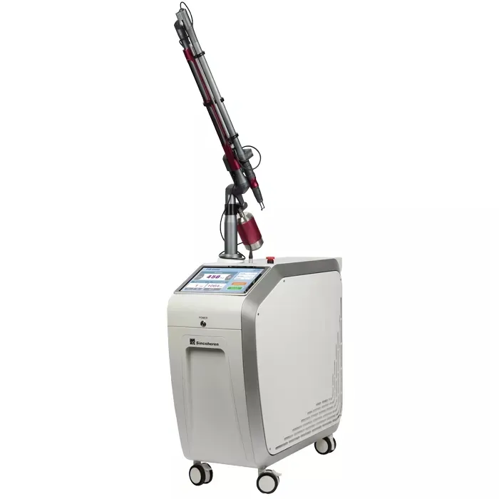 Sincoheren Q Switch Nd Yag laser 1064nm Loại bỏ hình xăm vẻ đẹp máy Bắc Kinh 2023 làm trắng da y tế CE TGA 510K