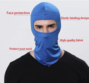 Balaclava avec logo imprimé design sublimation personnalisée, cagoule de moto camouflage vierge, cyclisme, ciel <span class=keywords><strong>ninja</strong></span>, crâne - Product Image 2