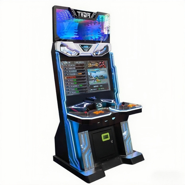 Factory Wholesale Coin Operated Upright Arcade Cabinet Street Fighter KOF Retro Fighting Game Machine Commercial for Sale