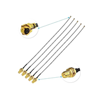 Câble d'extension coaxial RF 1.13 personnalisé étanche câbles de communication RF femelle à RP-SMA mâle en queue de cochon
