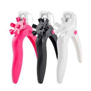 Coupe-ongles en acier inoxydable réglable en forme de U, outil de coupe de pointe d'ongle en acrylique rose - Product Image 2