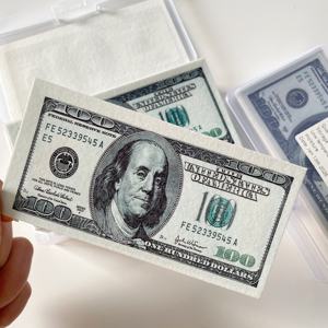 Carta Commestibile a Forma di Dollari Americani, Carta di Riso per Decorazione Torte - Product Image 3