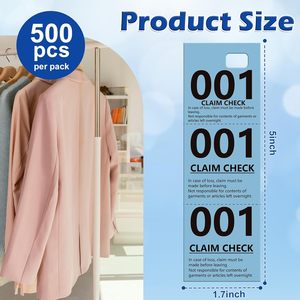 Biglietti per Deposito Indumenti in Carta, Numeri per Deposito Indumenti, Etichette per Deposito Indumenti, Biglietti di Ritiro Personalizzabili - Product Image 6