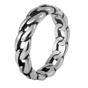yunnique Gold Steel Chain <b>Ring</b> Women's Geometric Index Finger Jewelry Gift Fashion <b>Ring</b> - Product Image 5