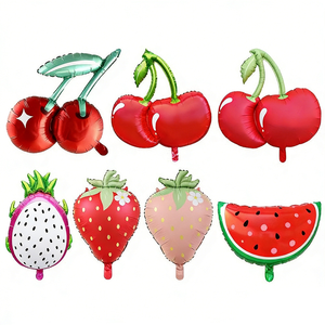 Ballons en aluminium à l'hélium en forme d'ananas, de myrtille et de pastèque pour fêtes d'enfants, série fruits en gros - Product Image 2