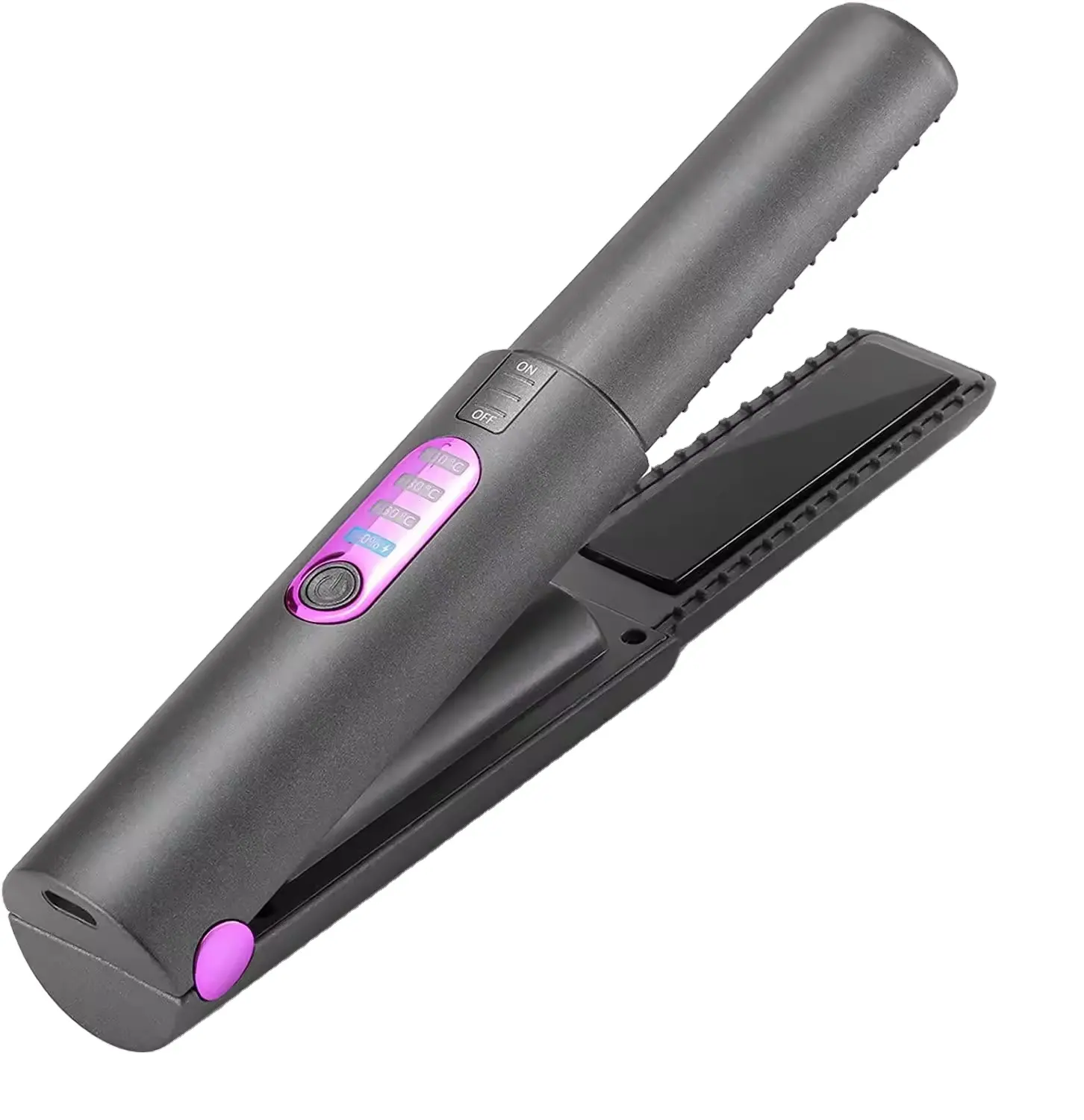 2024 neues Produkt kompakter wiederaufladbarer USB-Haarglätter Akku wiederaufladbar kabellos drahtloser flach-eisen-Haarglätter