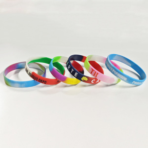 Pulseras de Silicona Personalizadas de Alta Calidad, Pulseras de Goma con Mensaje o Logotipo, Banda Promocional de Calidad - Product Image 3