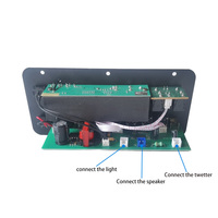 8-18 inç hoparlör D10 oto güç amplifikatörü mikrofon ayarlanabilir yankı üreticisi anma 30W bluetooth araç ses
