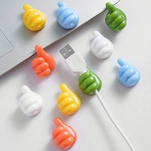 ที่เก็บสายเคเบิลอเนกประสงค์ Creative Thumb Ins พร้อมกาวติดแน่น, ที่เก็บสายดาต้า, ที่เก็บสายแบบตะขอเล็ก, ตัวช่วยยึดสาย - Product Image 1