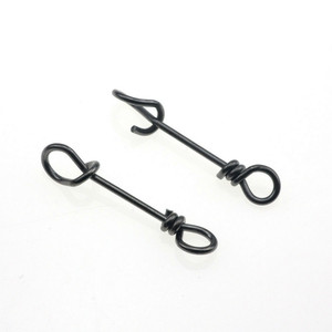Leurres de pêche en acier inoxydable Loquet à ressort Aiguille fixe Vers souples Appât Crochet Type <span class=keywords><strong>Snap</strong></span> Connect - Product Image 3