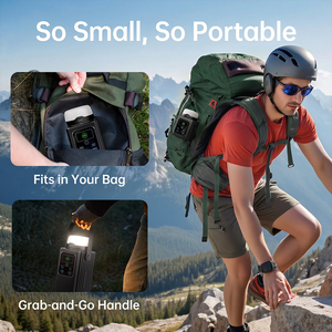 <span class=keywords><strong>Batterie</strong></span> <span class=keywords><strong>externe</strong></span> portable LiFePO4 100W PD, station d'alimentation rapide, chargeur <span class=keywords><strong>externe</strong></span> pour Starlink Mini, ordinateur portable, extérieur - Product Image 6