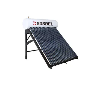 100l/200l/300l Calentador de agua solar de alta presión Sistema de calentador de piscina solar Sistema de calefacción eléctrica solar Calentador de agua
