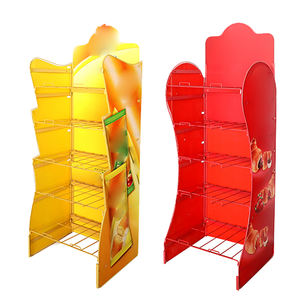 Vente en gros de snacks pour aliments Plateau détachable autoportant pour boulangerie Étagères commerciales Présentoir à pain - Product Image 3