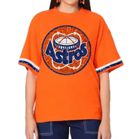 Dames Sweatshirt T-Shirt Met Korte Mouwen Losse Pasvorm Schattige En Kosteneffectieve Geborduurde Techniek Fabriek Groothandel