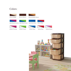 New Durable Mini Capacity 5-Drawer Modern Plastic Mobile <b>File</b> Cabinet <b>Organizer</b> Chest with for Home Bedroom Study - Product Image 3