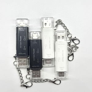 Tốc độ cao Mini OTG <span class=keywords><strong>USB</strong></span> <span class=keywords><strong>Flash</strong></span> Drive 2 trong 1 New kim loại <span class=keywords><strong>Memory</strong></span> Stick Pen Drive cho điện thoại thông minh & PC - Product Image 3