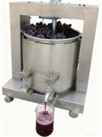 Industriële hydraulische tonvormige commerciële koudpers sapcentrifuge te koop, koudpers sapcentrifuge voor groenten en fruit.