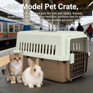 <span class=keywords><strong>Caisse</strong></span> <span class=keywords><strong>de</strong></span> <span class=keywords><strong>transport</strong></span> pour animaux <span class=keywords><strong>de</strong></span> compagnie en PP durable, conforme aux normes aériennes, avec ventilation sur 4 côtés, vente en gros - Product Image 2