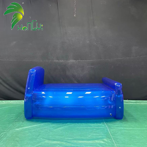Cama de piscina inflable azul claro, sofá cama inflable personalizado, cama de piscina inflable colchón de cama inflable - Product Image 5