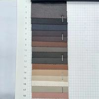 Tissu en cuir synthétique PU de haute qualité 0.6-0.65MM Base en daim souple avec des techniques de support imperméables et tricotées pour les robes