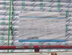 Papel Blanco de Alta Calidad Sin Madera, 75 g/m², 610*860 mm, Papel Bond Blanco para Libros - Product Image 5