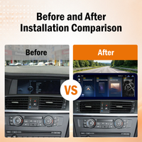 Pantalla de Navegación HD Estilo Blade de 12.3 Pulgadas para BMW X3/X4 2010-2013 con Sistema CIC, Bluetooth, Estéreo para Auto, Funciones Originales del Vehículo