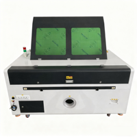 Máquina de Corte y Grabado Láser CO2 de Alta Precisión, Controlador CNC Ruida, Corte de Materiales No Metálicos, Refrigeración por Agua, Madera, Papel, Archivos DST