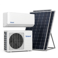 AC Solar 12000 BTU dengan Baterai Cadangan, Inverter DC, Tipe Split Dinding, Hybrid Grid, Pendingin & Pemanas Rumah Tangga AS