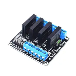 OEM/ODM pemicu tingkat rendah tinggi modul DC Relay negara padat SSR 4 saluran 2A 240V 5V - Product Image 1