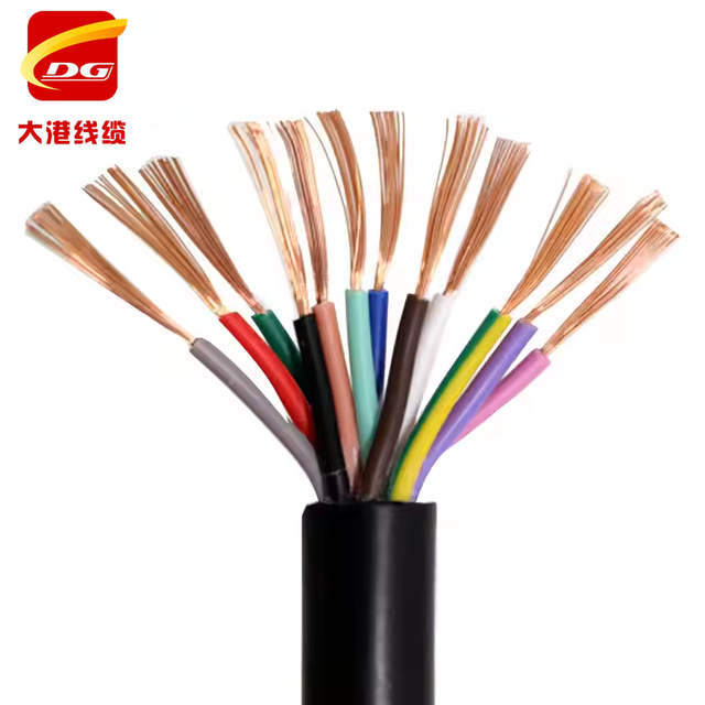 KYJVP XLPE Insulated PVC Sheathed Copper Wire Braid Shielded Control Cable