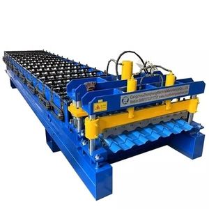 Hot Sale Bambus Abschnitt gepresste glasierte Ziegel Dach platte Form maschine in Afrika - Product Image 2