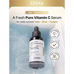[สำหรับแอฟริกาเท่านั้น] [COSRX] เซรั่มวิตามินซีเข้มข้น 23 เซรั่ม 20 กรัม เซรั่มลดเลือนจุดด่างดำ พร้อมวิตามินซีบริสุทธิ์ ไม่ระคายเคือง - Product Image 5