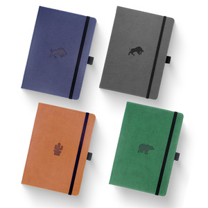 A5 couverture <span class=keywords><strong>en</strong></span> tissu à feuilles mobiles cadeau PP cahier ensemble PU cuir spirale Journal planificateur Gratitude qualité papeterie fournitures scolaires - Product Image 1