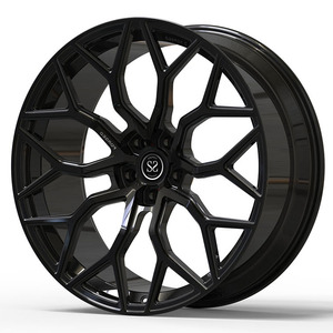 Rines Forjados Personalizados de 1 Pieza en Negro Brillante de 21x9.5 con Múltiples Radios para <span class=keywords><strong>Audi</strong></span> <span class=keywords><strong>Q6</strong></span> <span class=keywords><strong>2022</strong></span> - Product Image 3