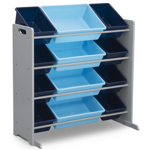 Nhà Máy Bán buôn trẻ em trẻ em Đồ chơi màu hồng lưu trữ Organizer với <span class=keywords><strong>12</strong></span> Thùng nhựa cho cô gái - Product Image 4