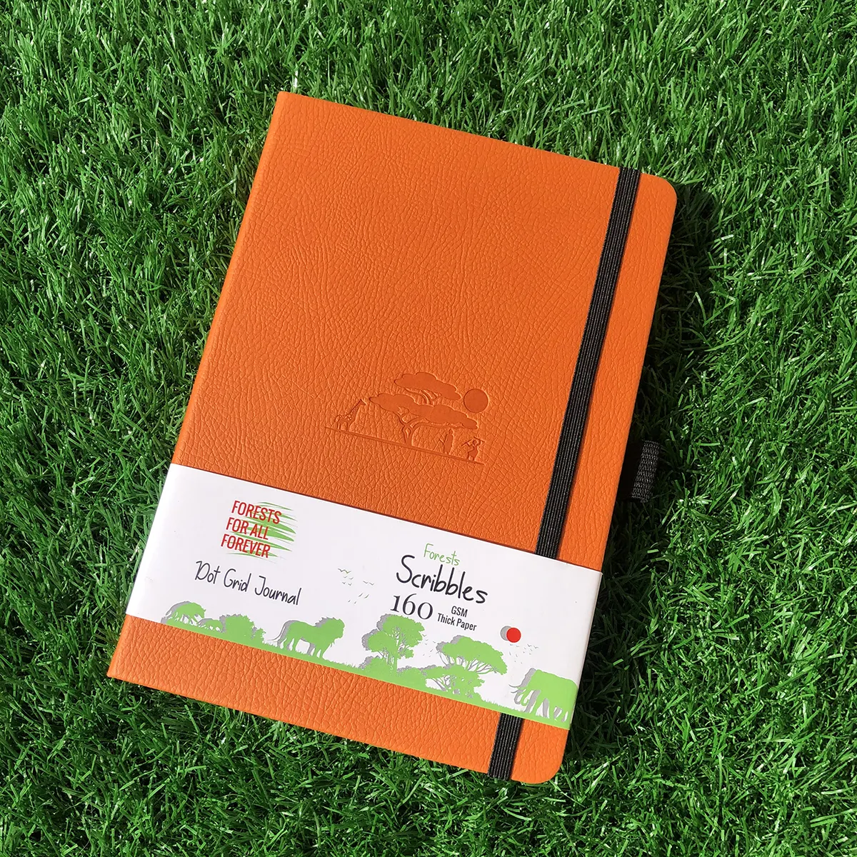 Pena Notebook Titik-titik, Wadah Loop Elegan Kulit Notebook Premium Tebal 160gsm Kertas