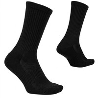 Chaussettes mi-mollet respirantes en maille tricotée ventilée pour tous les âges, performance athlétique, avec revers et logo sur le dessous, pour la gym et le fitness