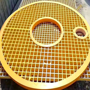 Zuverlässige, Langlebige 25x25x38mm Gitterroste aus Fiberglas (GFK/FRP) in Sondergrößen für Abwasserkanäle und Baumumrandungen - Product Image 4
