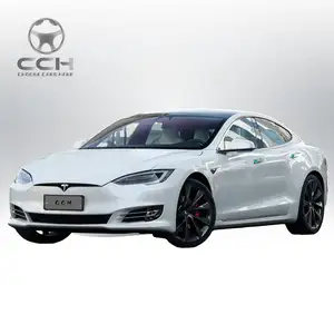 Hatchback de alta correspondência para veículos elétricos Tesla Modelo S 2023, veículos elétricos novos feitos em modelos de carros usados
