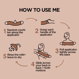 Bande applicatrice pour <span class=keywords><strong>le</strong></span> dos en microfibre, auto-bronzant et lotion corporelle, très vendue - Product Image 4