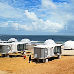 <span class=keywords><strong>บ้าน</strong></span>แคปซูลสำเร็จรูป 2 ห้องนอน สไตล์วิลล่าปราสาทคอนเทนเนอร์ขนาดเล็กเคลื่อนย้ายได้ ดีไซน์ทันสมัย หรูหรา พกพาสะดวก - Product Image 5