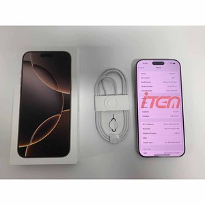 สมาร์ทโฟนมือสอง Apple <span class=keywords><strong>iPhone</strong></span> 16 <span class=keywords><strong>Pro</strong></span> <span class=keywords><strong>Max</strong></span> <span class=keywords><strong>256GB</strong></span> 512GB 5G รุ่น Global Version ปลดล็อคแล้ว เกรด A++ ของแท้ ขายส่ง - Product Image 1