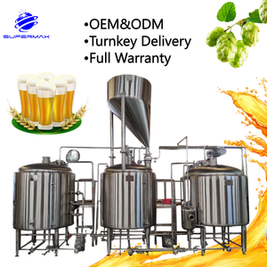 Máquina para Elaborar <span class=keywords><strong>Cerveza</strong></span> <span class=keywords><strong>Artesanal</strong></span> para Microcervecerías, 300L 500L 1000L 2000L 5000L, Equipo <span class=keywords><strong>de</strong></span> Elaboración <span class=keywords><strong>de</strong></span> <span class=keywords><strong>Cerveza</strong></span> Semiautomático Controlado por PLC - Product Image 1