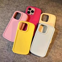 Étui simple de couleur unie pour Apple 15promax, nouveau modèle créatif 13, 12Pro, anti-chute