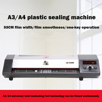 Machine de plastification et de découpe de film plastique A3/A4 pour usage commercial, domestique et de bureau, pour documents de format A5/A6