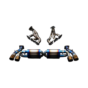 Tùy chỉnh hoàn thành hệ thống ống xả cho Porsche 911 996 Turbo 3.6 Titan xả Muffler với hệ thống điều khiển van - Product Image 1