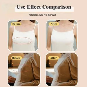 وسادات حلمات قابلة لإعادة الاستخدام مقاومة للماء وغير مرئية غطاء حلمات رقيق ذاتي اللصق مصنوع من السيليكون عالي الجودة - Product Image 2