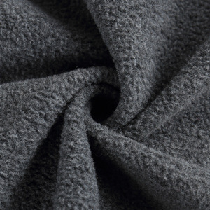 Tissu polaire épais uni <span class=keywords><strong>gris</strong></span> <span class=keywords><strong>chiné</strong></span> à fibres courtes 100 % acrylique résistant à l'abrasion pour vêtements et loungewear – En stock - Product Image 3