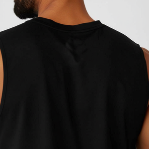 Camiseta sin mangas para hombre de alta calidad 100% algodón nuevo diseño transpirable e informal bajo MOQ para venta en línea para Fitness - Product Image 1