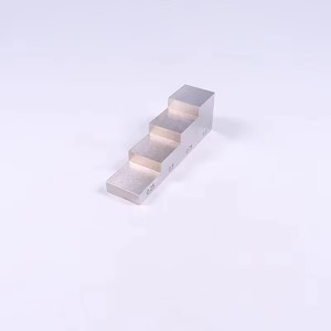 Bloc d'étalonnage en aluminium 6063 TMTECK à 4 niveaux (0,25 "-0,5 "-0,75 "-1") conforme à la norme ASTM E797 pour - Product Image 1
